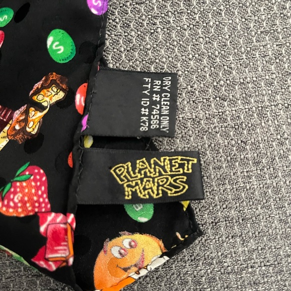 Mars candy silk scarf. Beautiful and fan. - Picture 3 of 7